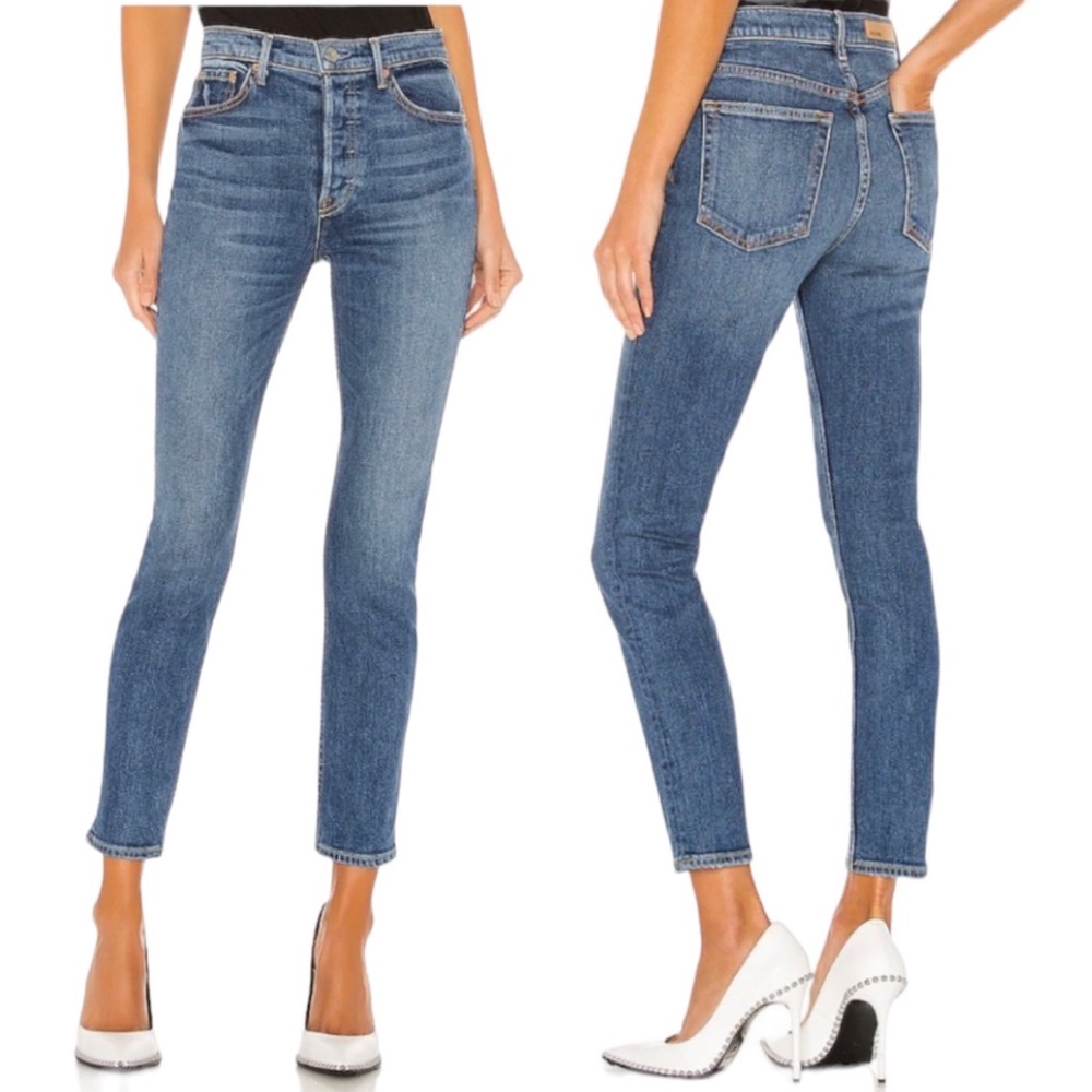 Grlfrnd Karolina High Waist Skinny Jeans Blue
